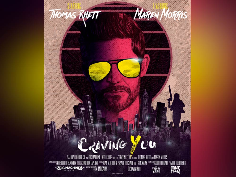 Watch Thomas Rhett & Maren Morris Bring Their Big-Screen Bravado to “Craving You” Video